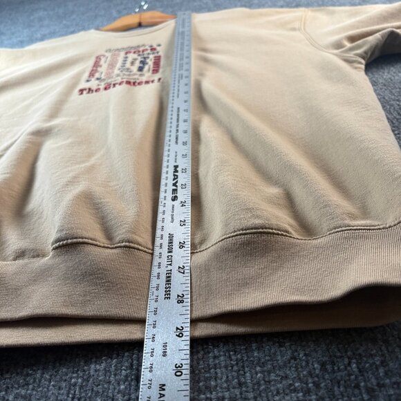 M&C Sport Beige Crewneck Grandfather Pullover Gifting Sweater Men's Size XXL - Picture 8 of 9